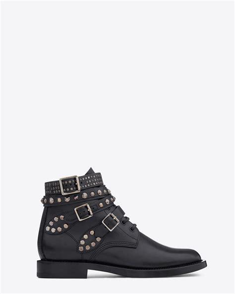 ysl studded shoes|YSL st laurent shoes.